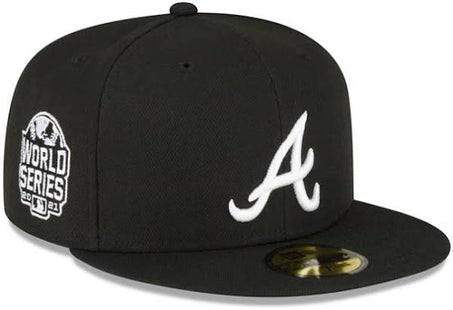 ATLANTA BRAVES Sidepatch Black 59FIFTY Fitted