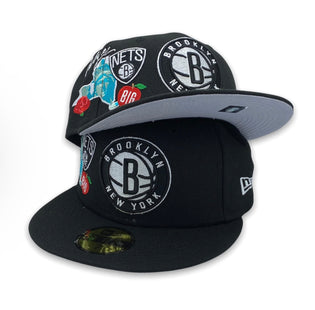 Cluster Brooklyn nets 59fifty black