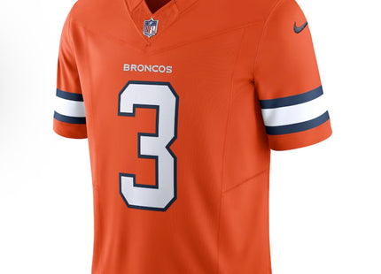 Men's Denver Broncos Russell Wilson Nike Orange Vapor F.U.S.E. Limited Jersey