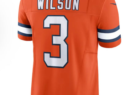 Men's Denver Broncos Russell Wilson Nike Orange Vapor F.U.S.E. Limited Jersey