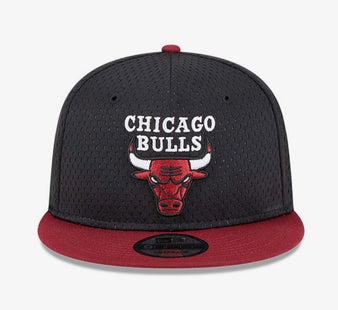 Chicago Bulls NBA Mesh Crown Black 9FIFTY Snapback Cap