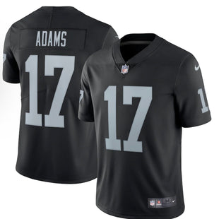 Men's Las Vegas Raiders Davante Adams Nike Black Vapor Limited Jersey