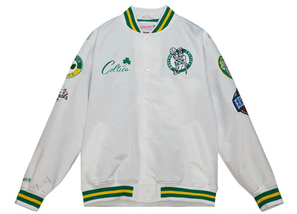 City Collection Lightweight Satin Jacket Boston Celtics