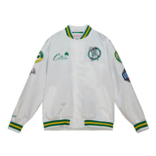 City Collection Lightweight Satin Jacket Boston Celtics