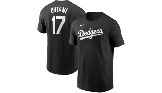 Nike Men's Los Angeles Dodgers Shohei Ohtani #17 Black Alternate T-Shirt