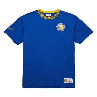 Jacquard Ringer SS Tee Vintage Logo Golden State Warriors