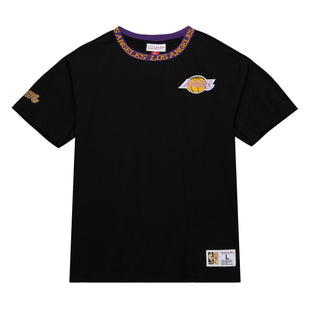 Jacquard Ringer SS Tee Vintage Logo Los Angeles Lakers