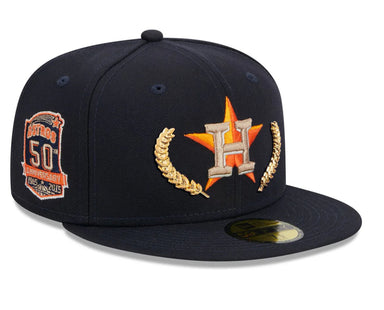 Houston Astros Gold Leaf 59FIFTY Fitted