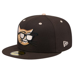 Lehigh Valley IronPigs New Era Theme Night Cats 59FIFTY Fitted Hat - Brown