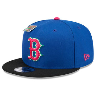 Men's Boston Red Sox New Era Royal/Black Watermelon Big League Chew Flavor Pack 9FIFTY Snapback Hat