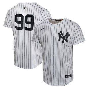Youth New York Yankees Aaron Judge Nike White Home Game Player Jersey