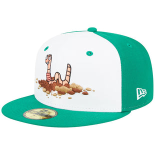 Men's Worcester Red Sox New Era White Theme Nights Wicked Worms of Worcester
