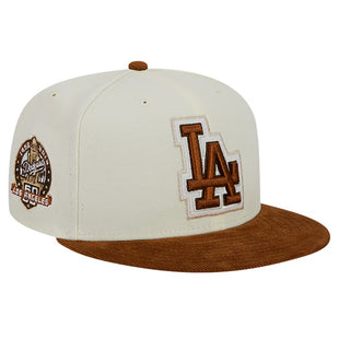 Los Angeles Dodgers New Era Chrome Corduroy Visor 59FIFTY Fitted Hat