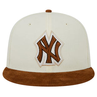 New York Yankees New Era Chrome Corduroy Visor 59FIFTY Fitted Hat