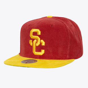 Men's Cardinal/Gold USC Trojans Sueduroy Snapback Hat