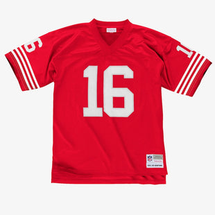 Men's Joe Montana Scarlet San Francisco 49ers 1990 Legacy Player Jersey