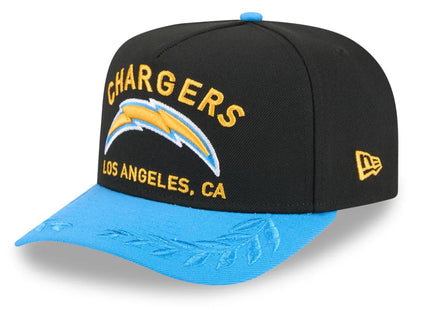 Los Angeles Chargers 2025 Draft 9FIFTY A-Frame Snapback