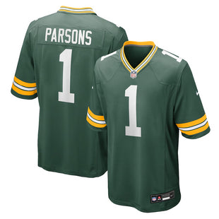 Men's Green Bay Packers Micah Parsons Nike Green Game Player Jersey