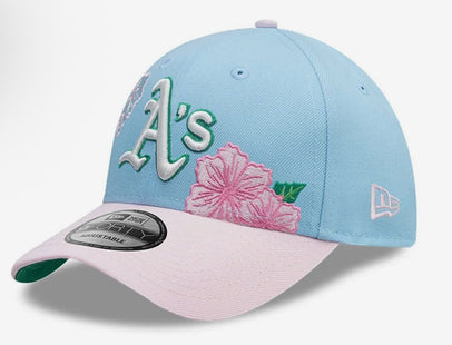 9FORTY Oakland Athletics MLB City Element Dominican Republic Pastel Blue 9FORTY Adjustable Cap