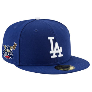 Men's Los Angeles Dodgers New Era Royal 2025 Champions Samurai Side Patch 59FIFTY Fitted Hat