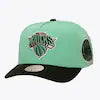 New York Knicks Mint/Black In the City Pro Pinch Snapback Hat