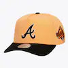 Atlanta Braves Peach/Black In the City Pro Pinch Snapback Hat