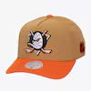 Anaheim Ducks Tan/Orange Legendary Home Pro Pinch Snapback Hat