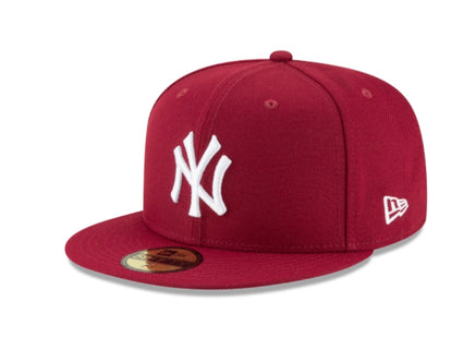 NEW YORK YANKEES CARDINAL BASIC 59FIFTY FITTED