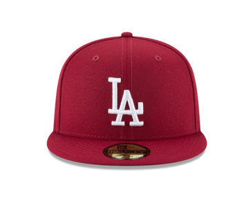 LOS ANGELES DODGERS CARDINAL BASIC 59FIFTY FITTED