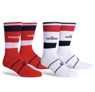 Washington wizards home away uniform crew 2 pack socks