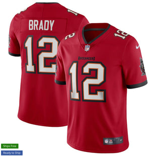 Men's Tampa Bay Buccaneers Tom Brady Nike Red Vapor Limited Jersey