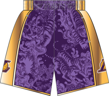 Men Water Tiger Men Los Angeles lakers shorts