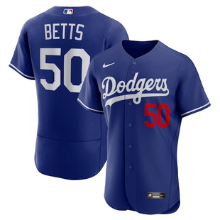 Authentic Men's Los Angeles Dodgers Mookie Betts Nike Royal Alternate Authentic Player Jersey