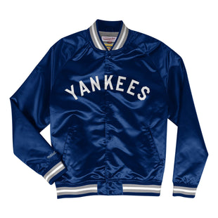 Youth Lightweight Satin Jacket New York Yankees