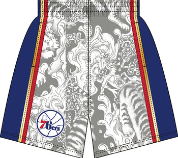Men Water Tiger Men Philadelphia 76ers shorts