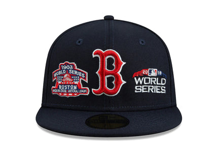 Men's Boston Red Sox New Era Navy Historic World Series Champions 59FIFTY Fitted Hat