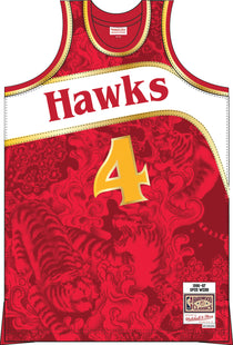 Men Water Tiger Men Atlanta hawks shorts