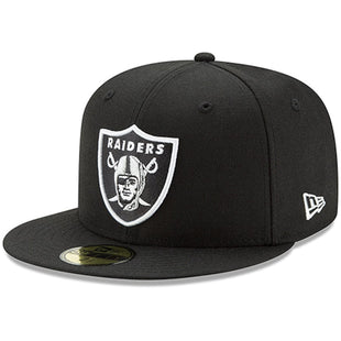 Men's Las Vegas Raiders New Era BASIC BLACK 59FIFTY Fitted Hat