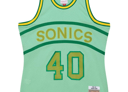 Men Space Knit Swingman Shawn Kemp Seattle Supersonics 1994-95 Jersey