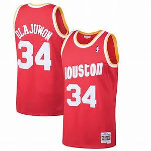 Swingman Jersey Houston Rockets 1996-97 Hakeem Olajuwon