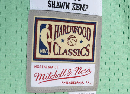 Men Space Knit Swingman Shawn Kemp Seattle Supersonics 1994-95 Jersey