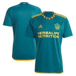 Men's LA Galaxy adidas Green 2023 LA Kit game Jersey