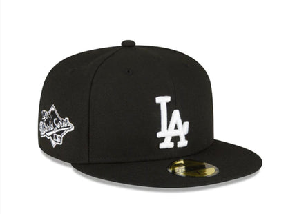 LOS ANGELES DODGERS Sidepatch Black 59FIFTY Fitted