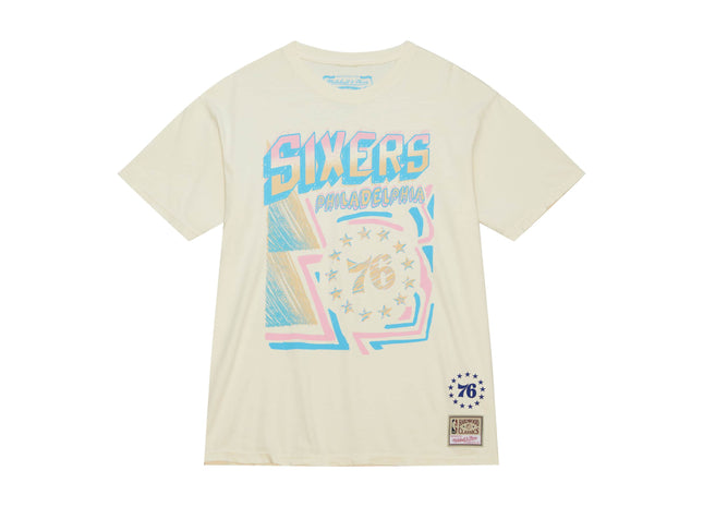 Sidewalk Sketch SS Tee HWC Philadelphia 76ers