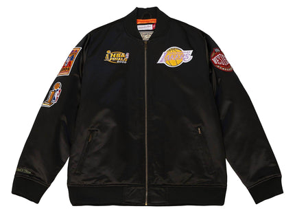 Flight Satin Bomber Jacket Los Angeles Lakers