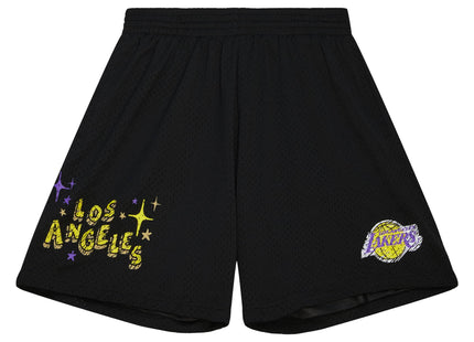 Men Sidewalk Sketch HWC Los Angeles Lakers shorts