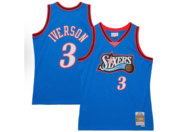 Neon Tropical Men 76ers Iverson jersey