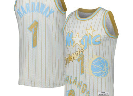 Men Orlando Magic Hardaway sidewalk sketch jersey  Hardaway