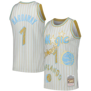 Men Orlando Magic Hardaway sidewalk sketch jersey  Hardaway