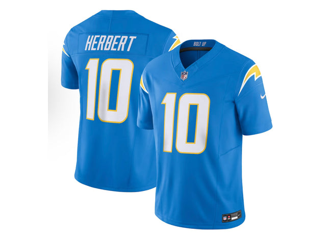 Men's Los Angeles Chargers Justin Herbert Nike Powder Blue Vapor F.U.S.E. Limited Jersey